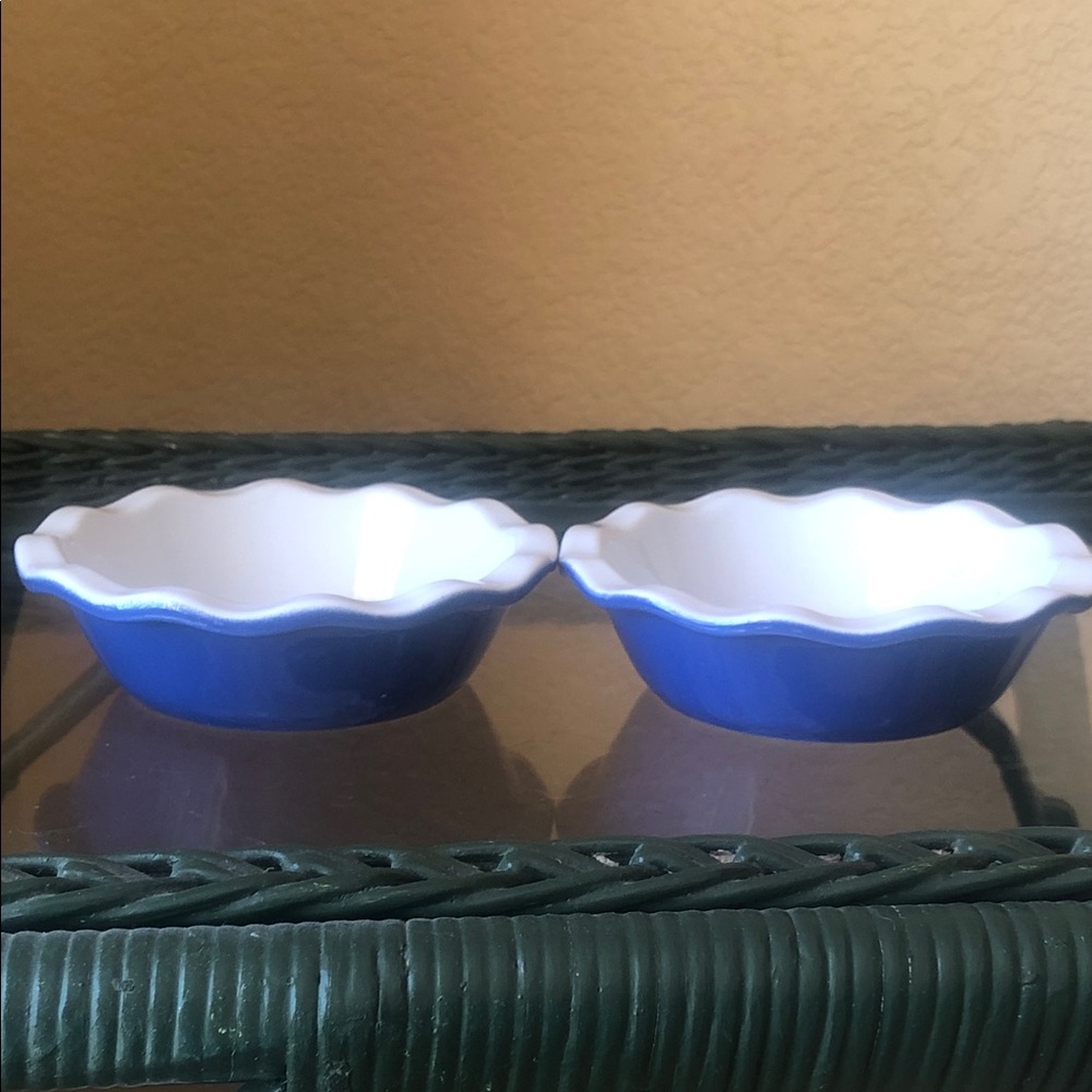 Emile Henry Cobalt Blue Mini Pie Dishes